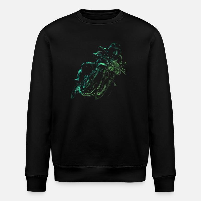motorcycle - Sweat bio ROLLER Stanley/Stella Unisexe - noir