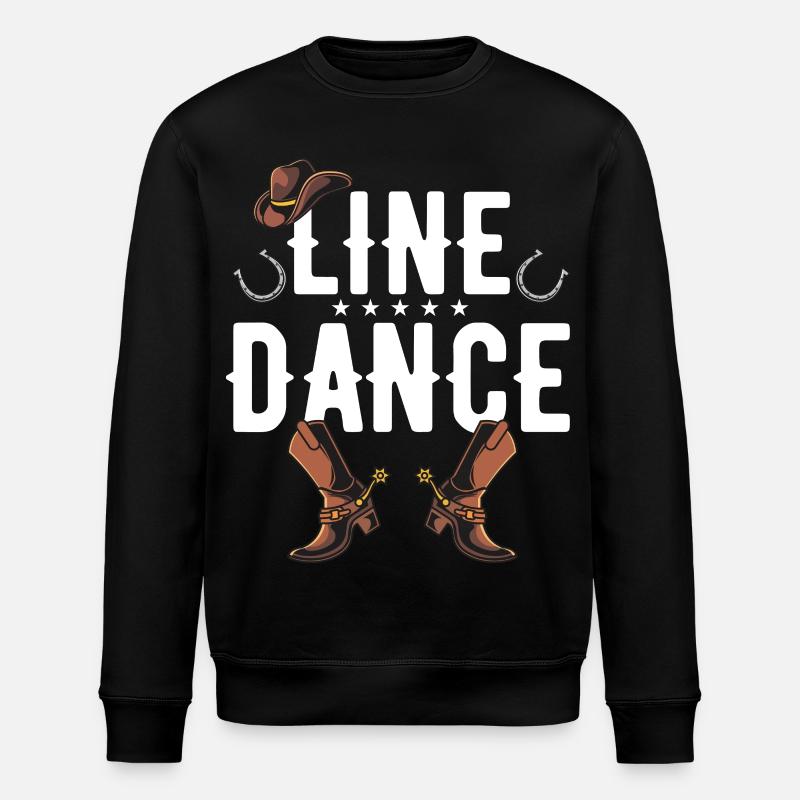 Line Dance - Stanley/Stella Unisex Bio-Sweatshirt ROLLER - Schwarz