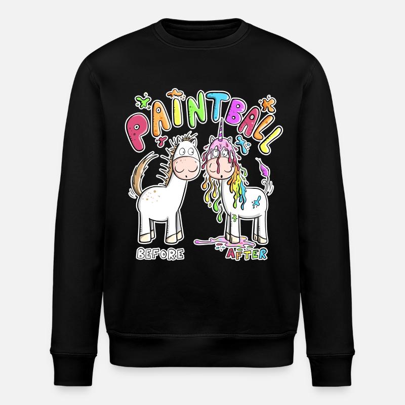 Paintball - Sweat bio ROLLER Stanley/Stella Unisexe - noir