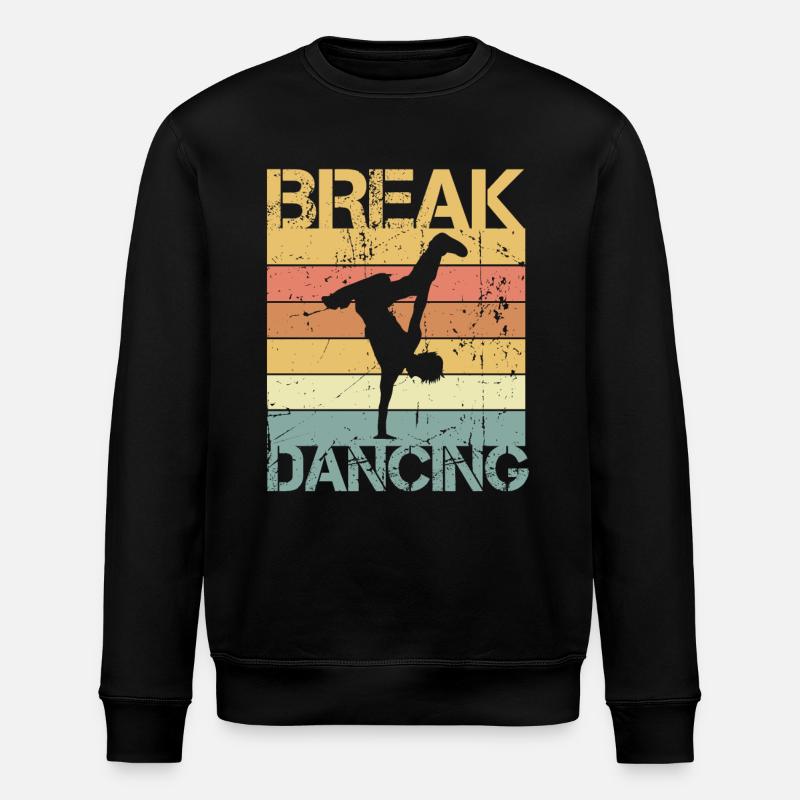 Breakdance - Stanley/Stella Unisex Bio-Sweatshirt ROLLER - Schwarz