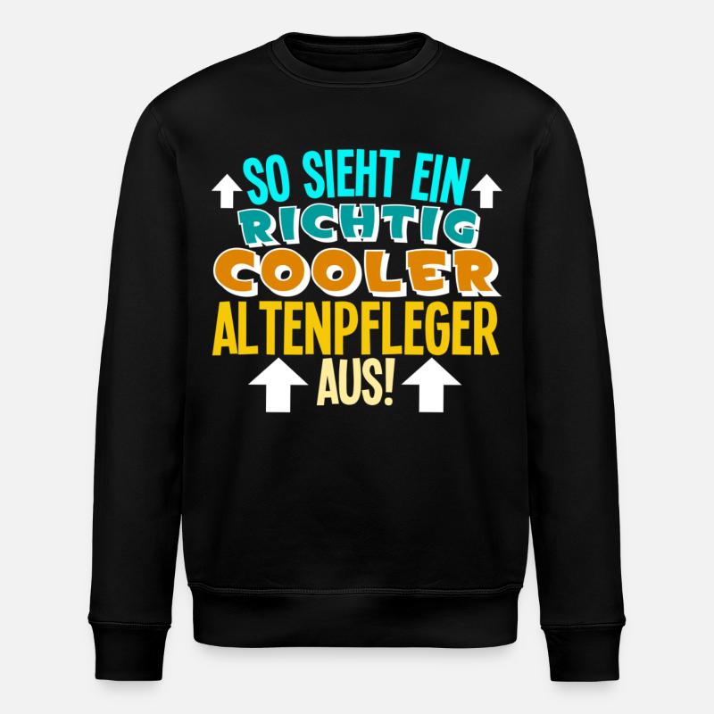 Altenpfleger - Stanley/Stella Unisex Bio-Sweatshirt ROLLER - Schwarz