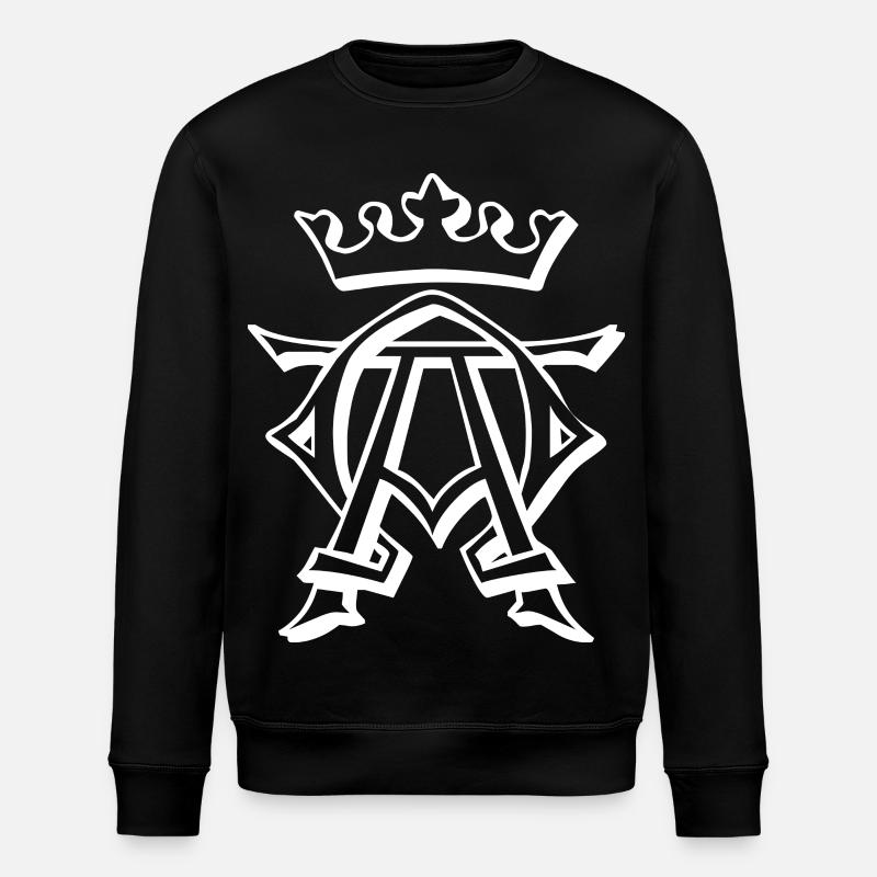 King, Krone, König - Stanley/Stella Unisex Bio-Sweatshirt ROLLER - Schwarz