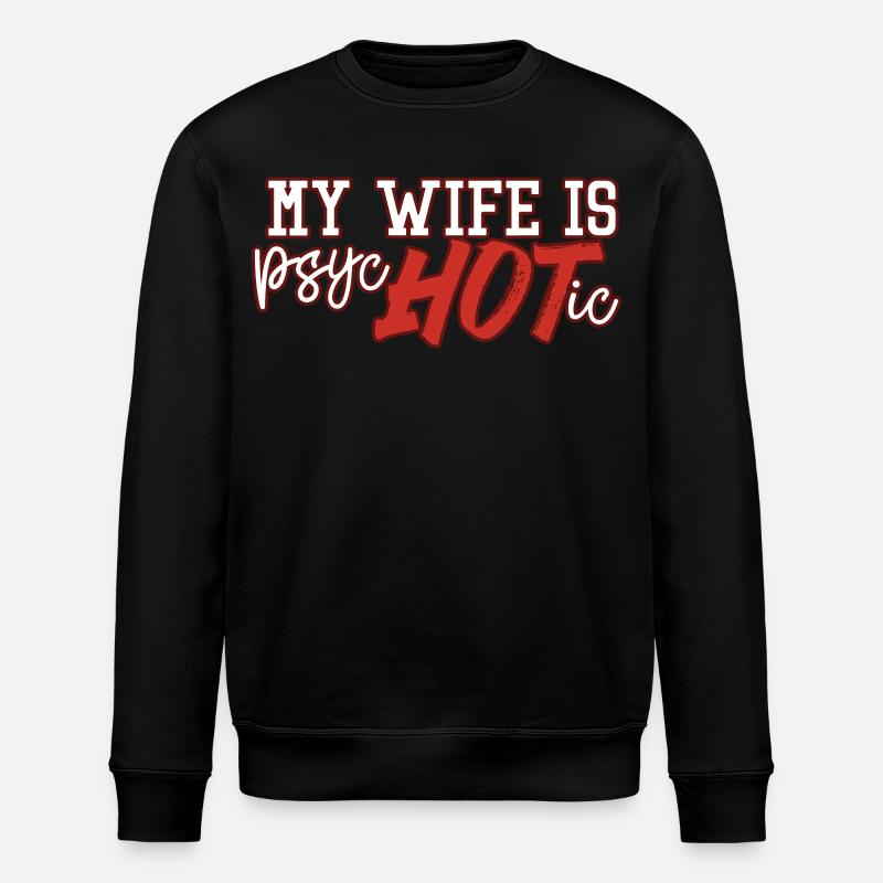 Frau Ehe - Stanley/Stella Unisex Bio-Sweatshirt ROLLER - Schwarz