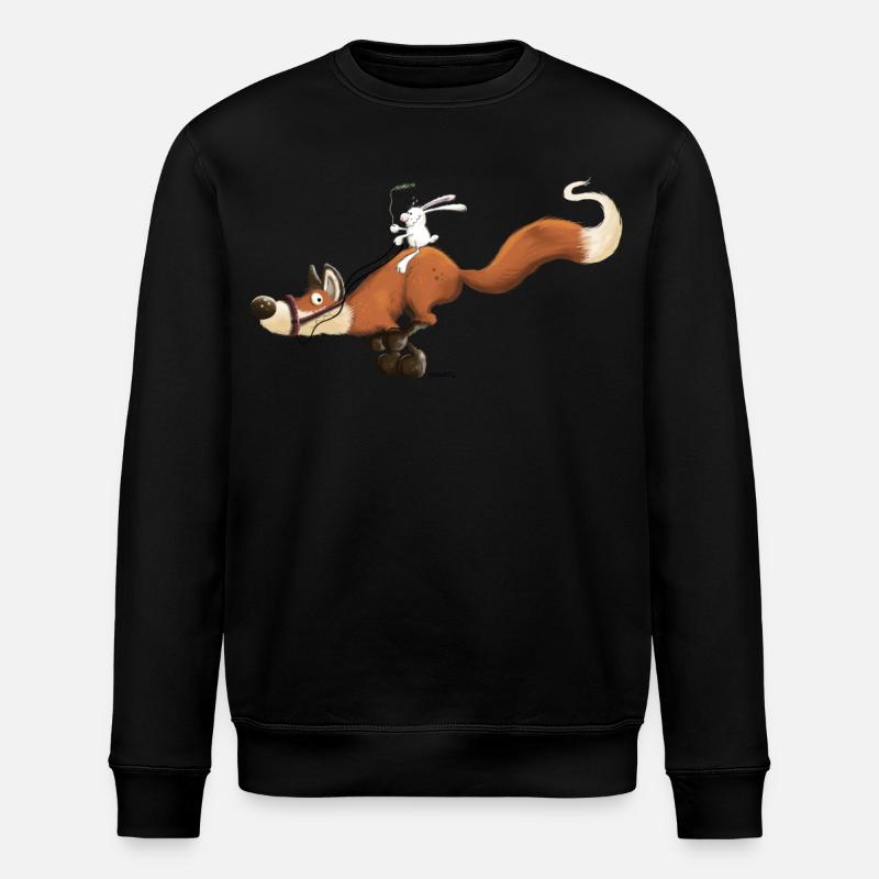 Lapin et Renard - Sweat bio ROLLER Stanley/Stella Unisexe - noir