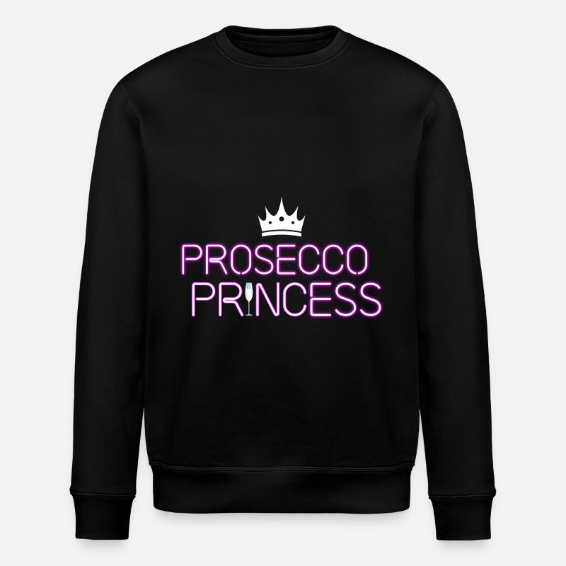 Prosecco Princesse - Sweat bio ROLLER Stanley/Stella Unisexe - noir