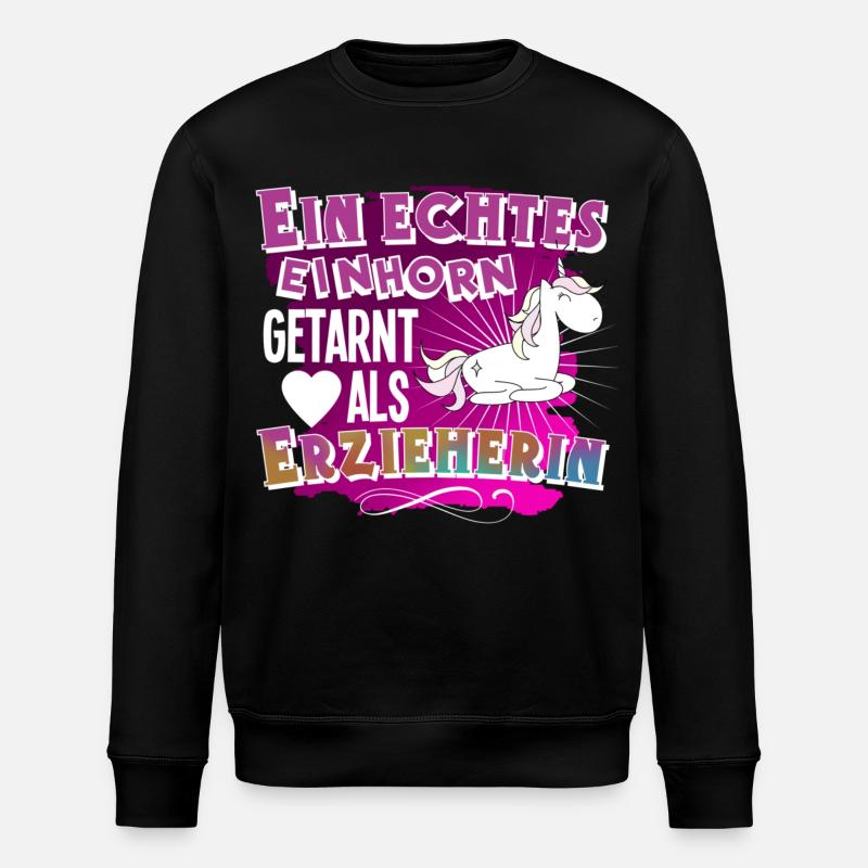 educator - Stanley/Stella ROLLER Unisex Organic Sweatshirt - black