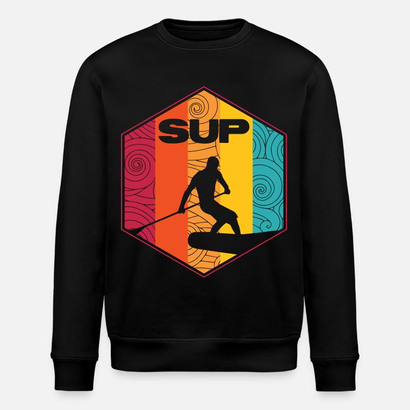 SUP - Stanley/Stella Unisex Bio-Sweatshirt ROLLER - Schwarz