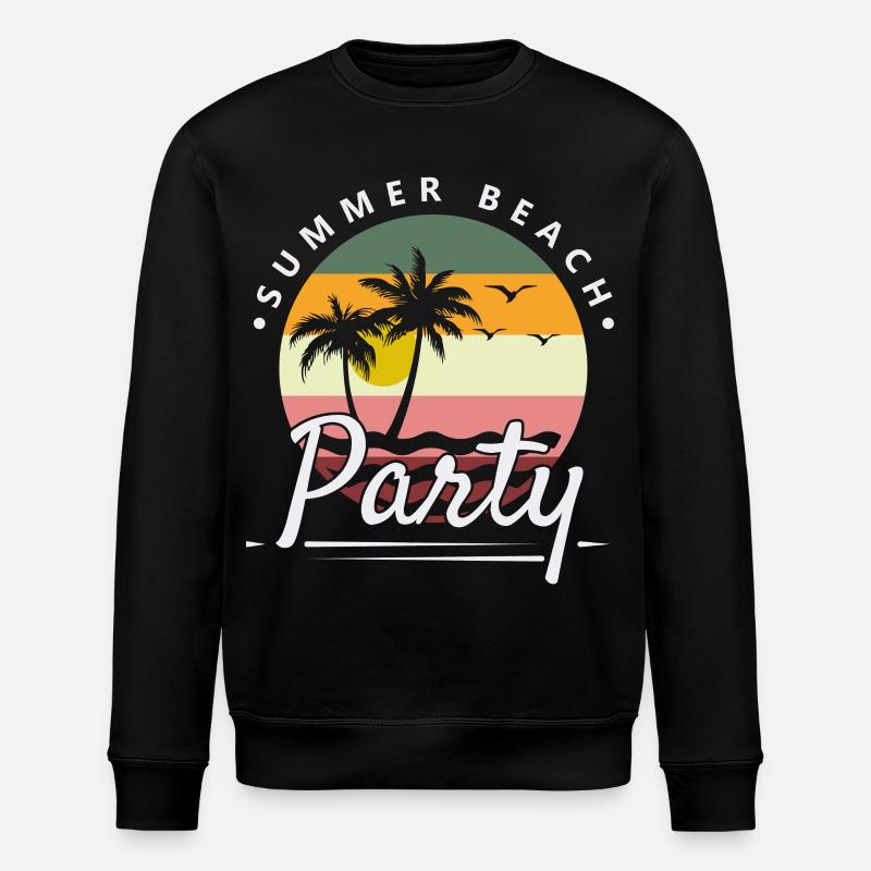 Strand Party Beachparty - Stanley/Stella Unisex Bio-Sweatshirt ROLLER - Schwarz