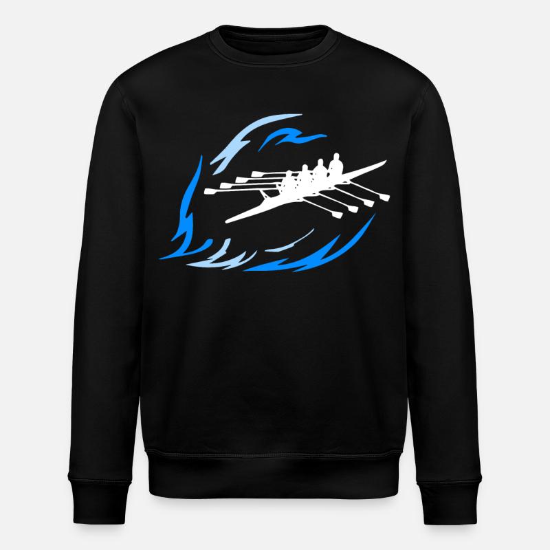 Aviron - Double 4 - Sweat bio ROLLER Stanley/Stella Unisexe - noir