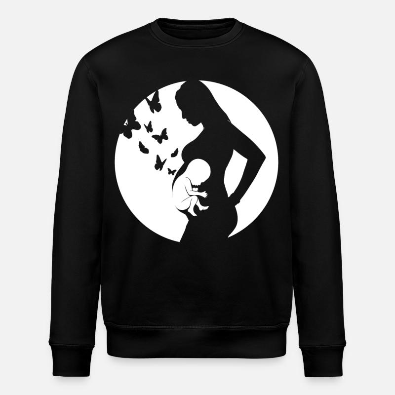 Mère - Bébé - Grossesse - Sweat bio ROLLER Stanley/Stella Unisexe - noir