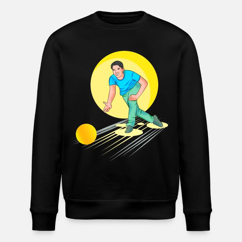 Bowling Bowler - Conception - Sweat bio ROLLER Stanley/Stella Unisexe - noir