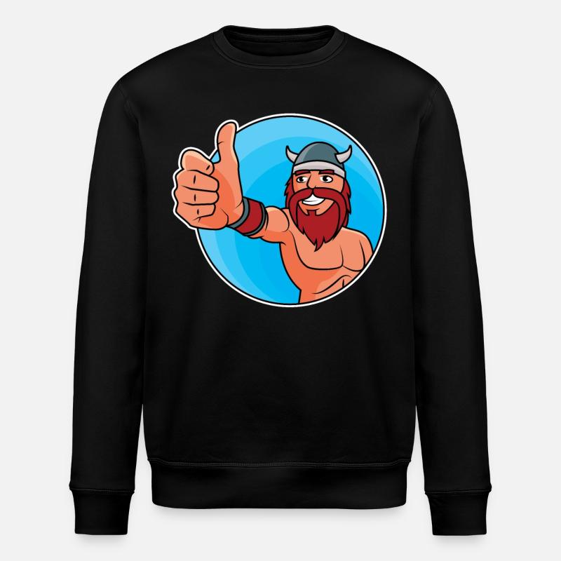 Vikings - pouce levé - Sweat bio ROLLER Stanley/Stella Unisexe - noir
