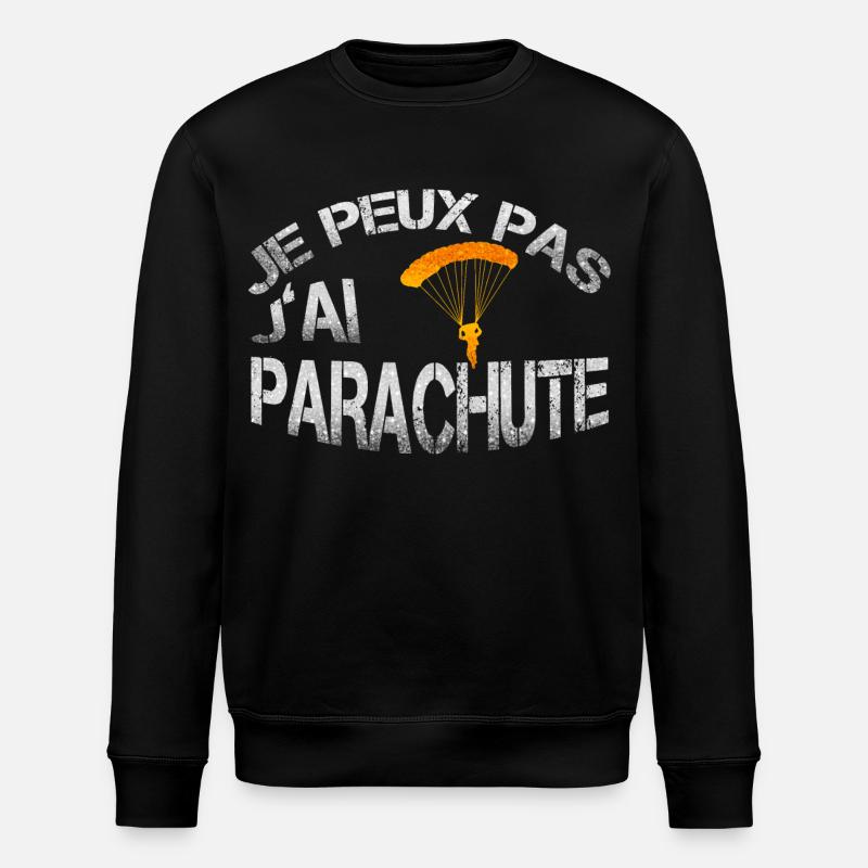Parachute - Sweat bio ROLLER Stanley/Stella Unisexe - noir
