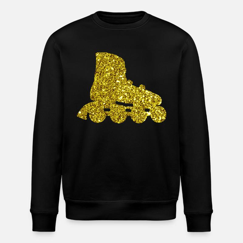 Gold Inline Skate - Stanley/Stella Unisex Bio-Sweatshirt ROLLER - Schwarz