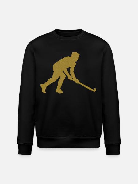 Gold Unihockey - Stanley/Stella Unisex Bio-Sweatshirt ROLLER - Schwarz