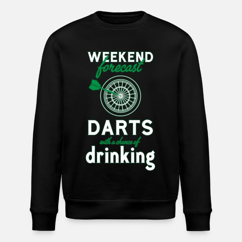Darts Dart - Stanley/Stella Unisex Bio-Sweatshirt ROLLER - Schwarz