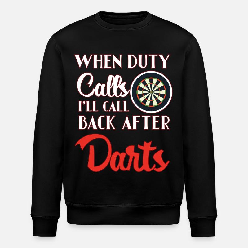 Darts Dart - Stanley/Stella Unisex Bio-Sweatshirt ROLLER - Schwarz