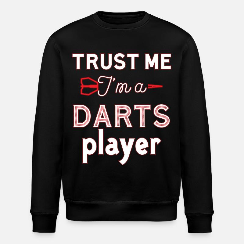 Darts Dart - Stanley/Stella Unisex Bio-Sweatshirt ROLLER - Schwarz