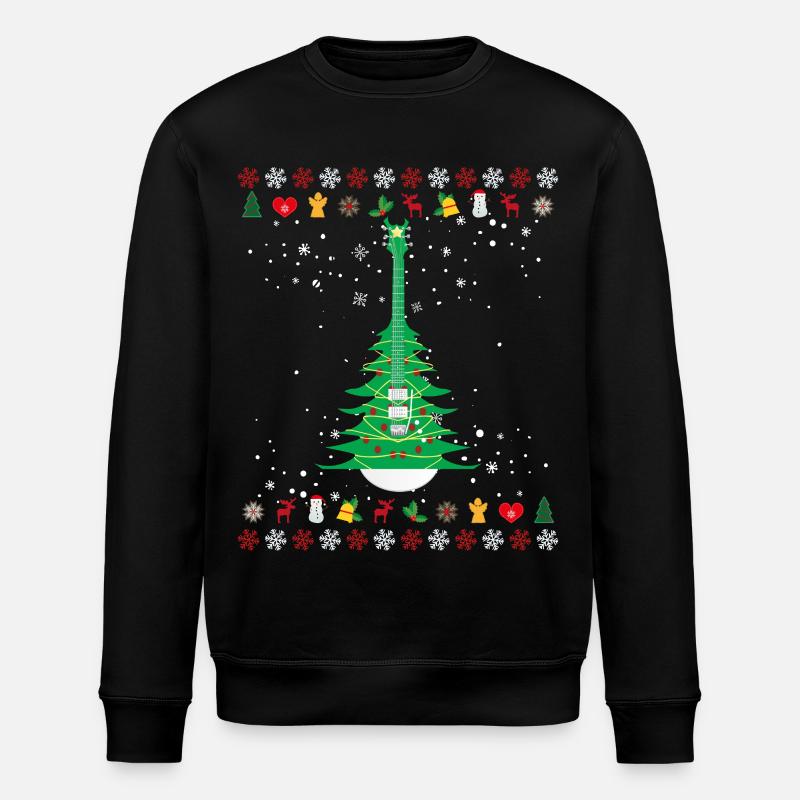 Arbre de Noël guitare - Sweat bio ROLLER Stanley/Stella Unisexe - noir