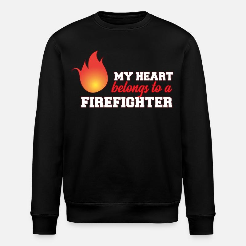 pompiers - Sweat bio ROLLER Stanley/Stella Unisexe - noir