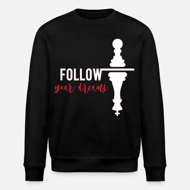 Schach - Stanley/Stella Unisex Bio-Sweatshirt ROLLER - Schwarz