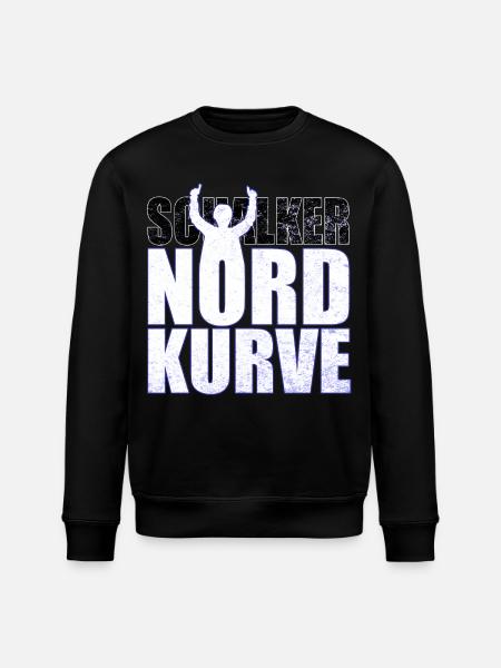 Schalke Nordkurve bogstaver gaveidee - Stanley/Stella økologisk unisex-sweatshirt ROLLER - sort