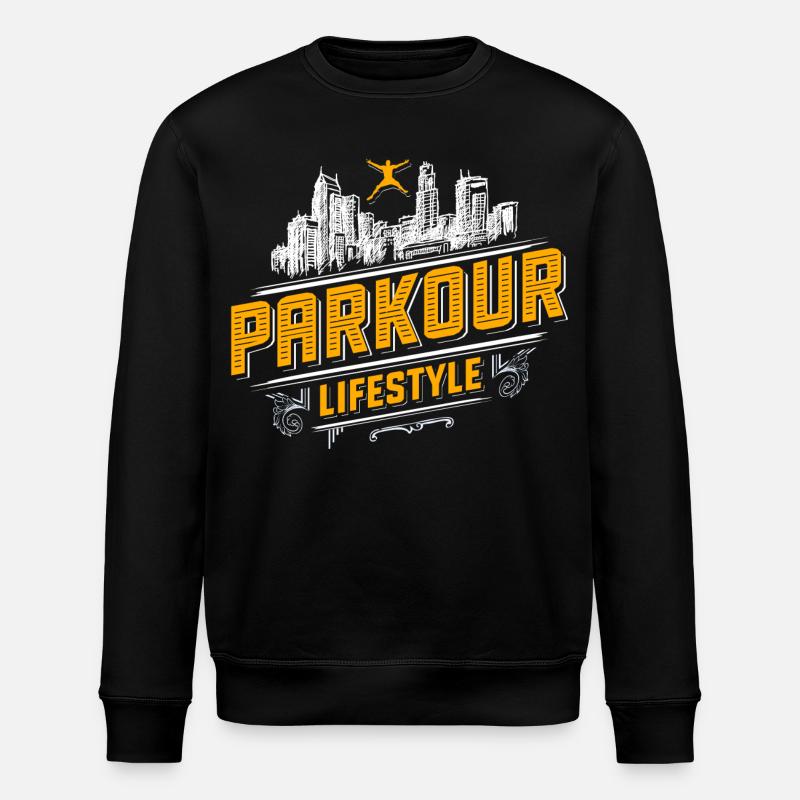 Parkour - Freerunning - Parcour - Stanley/Stella Unisex Bio-Sweatshirt ROLLER - Schwarz