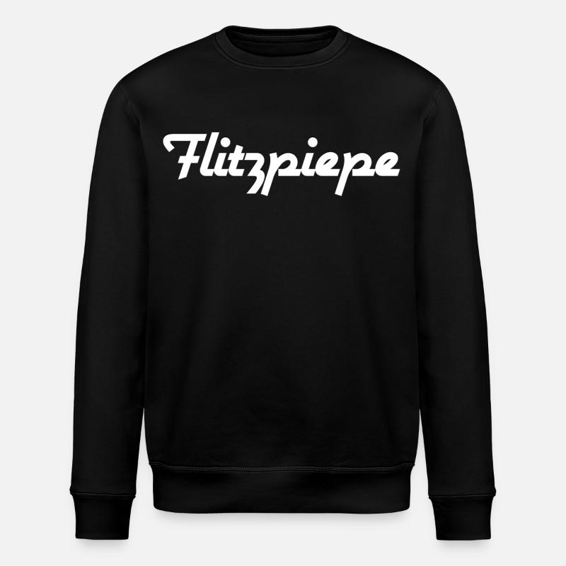 Flitzpiepe - Stanley/Stella Unisex Bio-Sweatshirt ROLLER - Schwarz