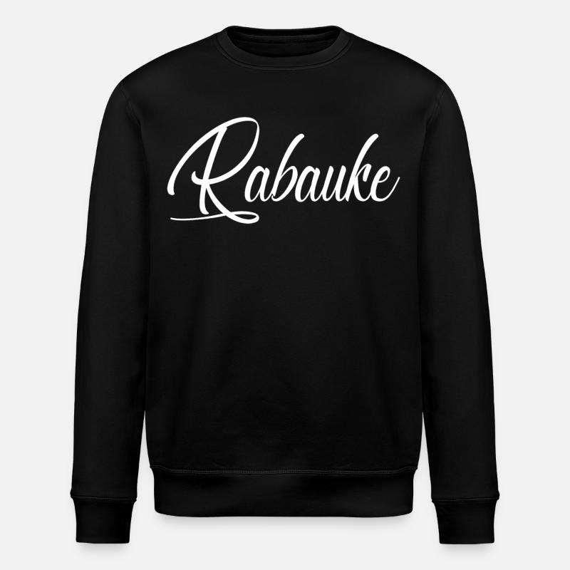 Rabauke - Stanley/Stella Unisex Bio-Sweatshirt ROLLER - Schwarz
