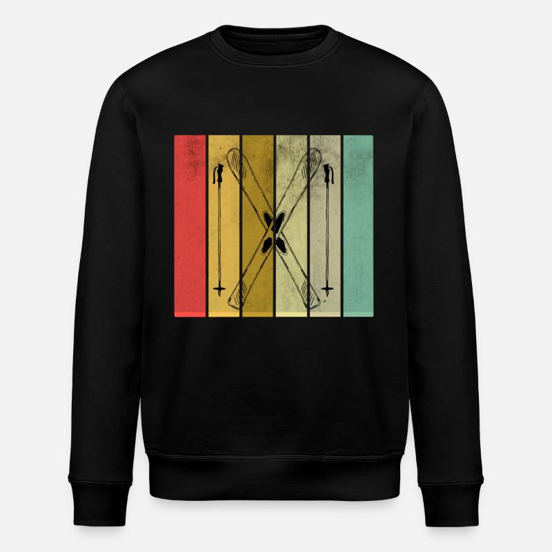 Ski - Stanley/Stella Unisex Bio-Sweatshirt ROLLER - Schwarz