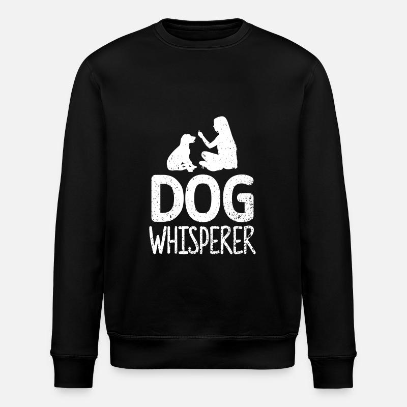 Hundeflüsterer - Stanley/Stella Unisex Bio-Sweatshirt ROLLER - Schwarz