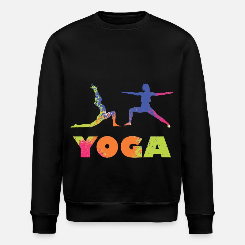Yoga Farbe - Stanley/Stella Unisex Bio-Sweatshirt ROLLER - Schwarz
