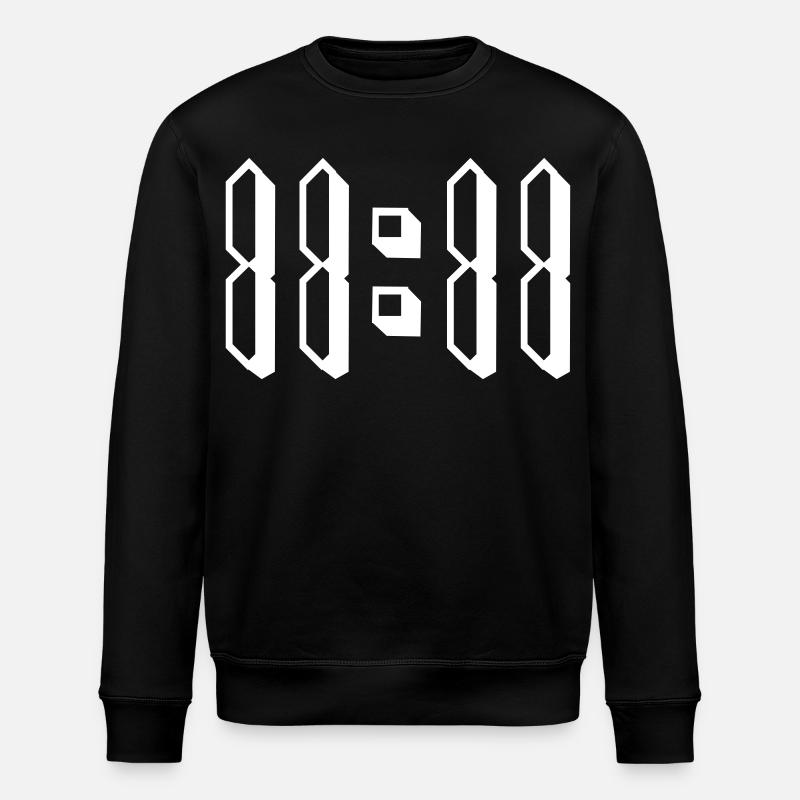 11:11 eleven o'clock eleven - Stanley/Stella ROLLER Unisex Organic Sweatshirt - black