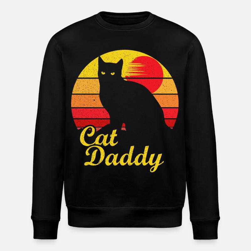 Cat Daddy Best Cat Dad - Sweat bio ROLLER Stanley/Stella Unisexe - noir