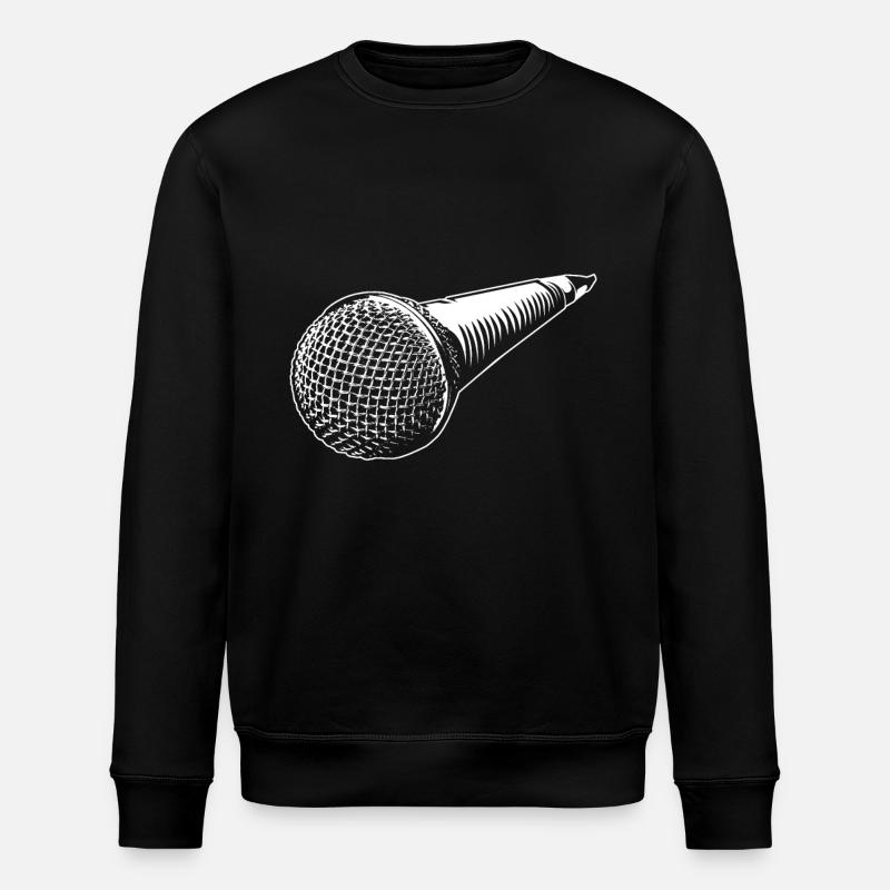 Mikrofon - Stanley/Stella Unisex Bio-Sweatshirt ROLLER - Schwarz