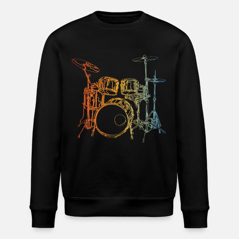 Batterie - Sweat bio ROLLER Stanley/Stella Unisexe - noir