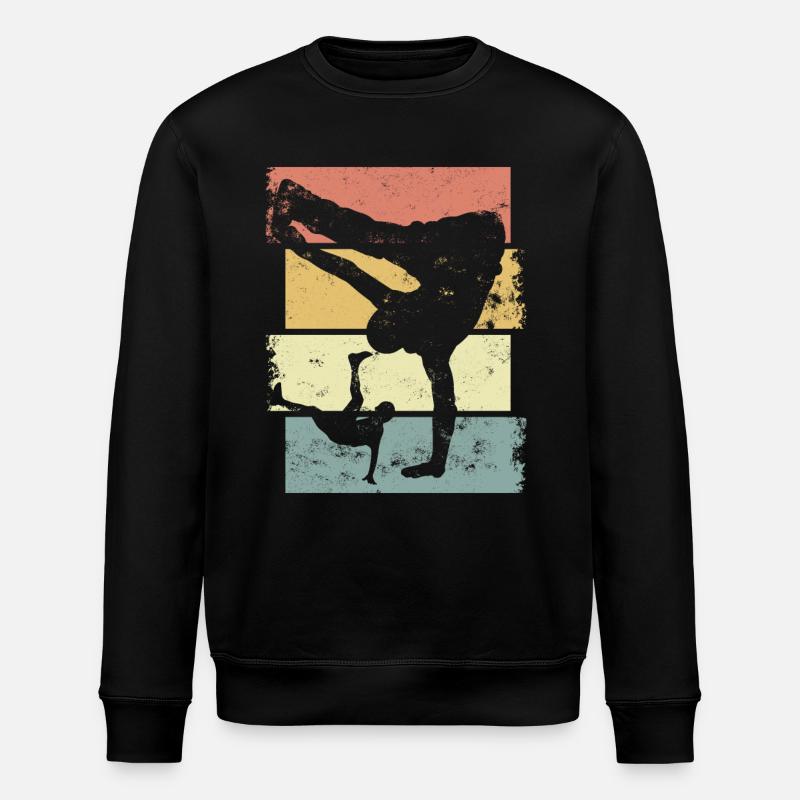 Breakdance - Stanley/Stella Unisex Bio-Sweatshirt ROLLER - Schwarz
