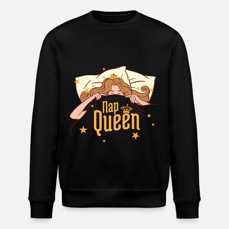 Nap Queen - Stanley/Stella Unisex Bio-Sweatshirt ROLLER - Schwarz