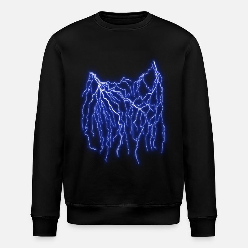 Lightning - Stanley/Stella ROLLER Unisex Organic Sweatshirt - black
