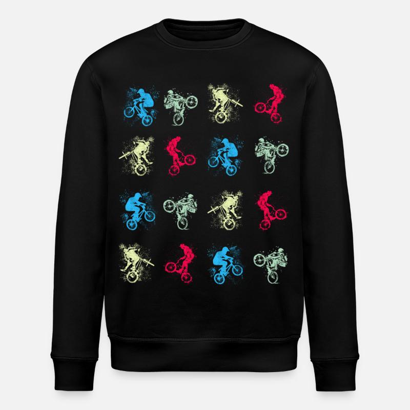 BMX / Bmx / bmx / gift idea / birthday - Stanley/Stella ROLLER Unisex Organic Sweatshirt - black