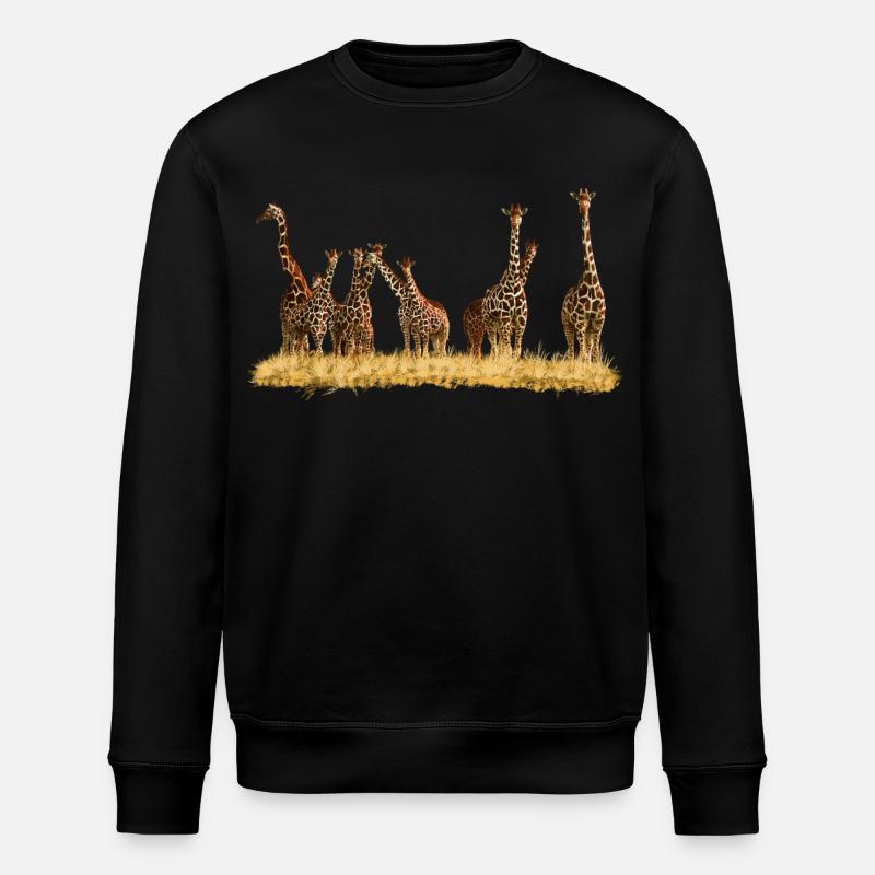 Girafes - Sweat bio ROLLER Stanley/Stella Unisexe - noir
