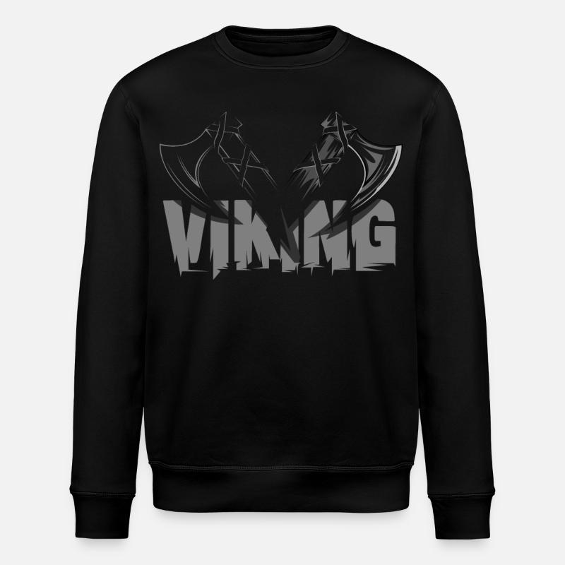 viking axt ax symbol vikings wikinger - Stanley/Stella Unisex Bio-Sweatshirt ROLLER - Schwarz