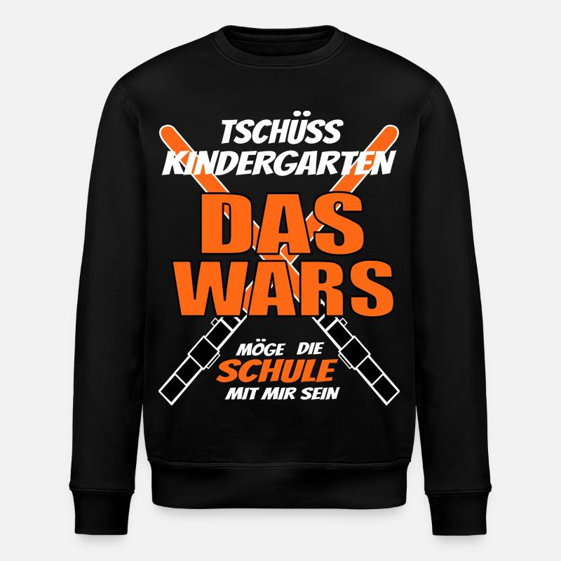Schulanfänger - Stanley/Stella Unisex Bio-Sweatshirt ROLLER - Schwarz