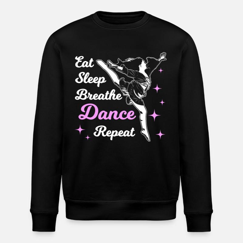 Eat Sleep Dance - Sweat bio ROLLER Stanley/Stella Unisexe - noir