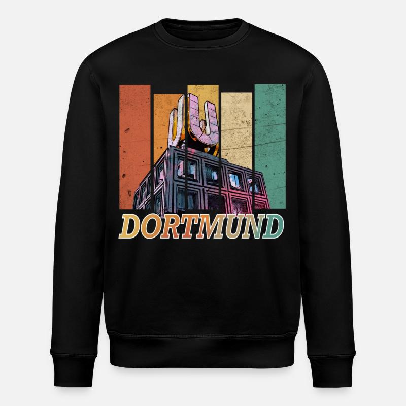 Dortmund - Sweat bio ROLLER Stanley/Stella Unisexe - noir