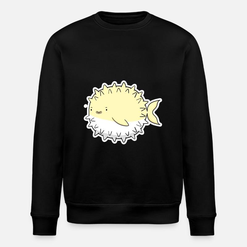 Poisson-globe - Sweat bio ROLLER Stanley/Stella Unisexe - noir