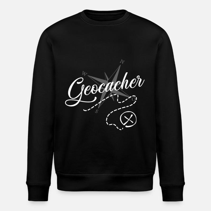 Géocaching - Sweat bio ROLLER Stanley/Stella Unisexe - noir
