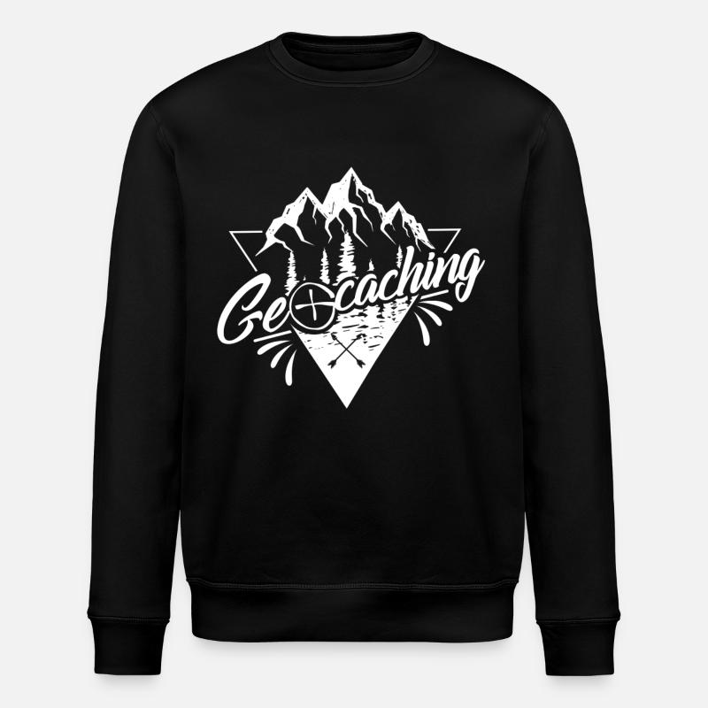 Geocaching - Stanley/Stella ROLLER Unisex Organic Sweatshirt - black