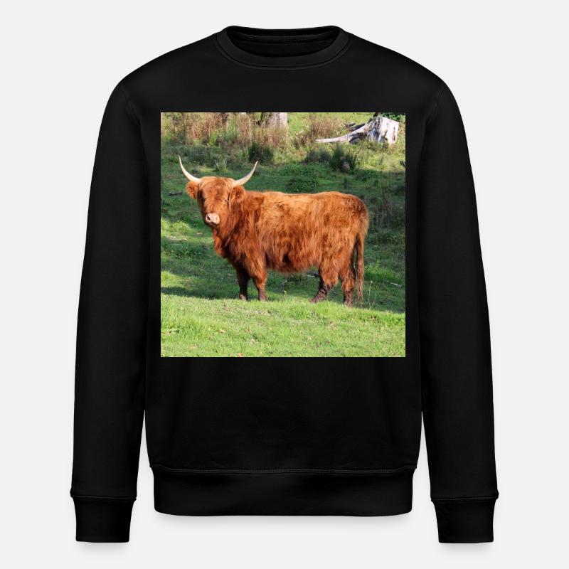 Vache vache vaches Bovins Agriculture Poster - Sweat bio ROLLER Stanley/Stella Unisexe - noir