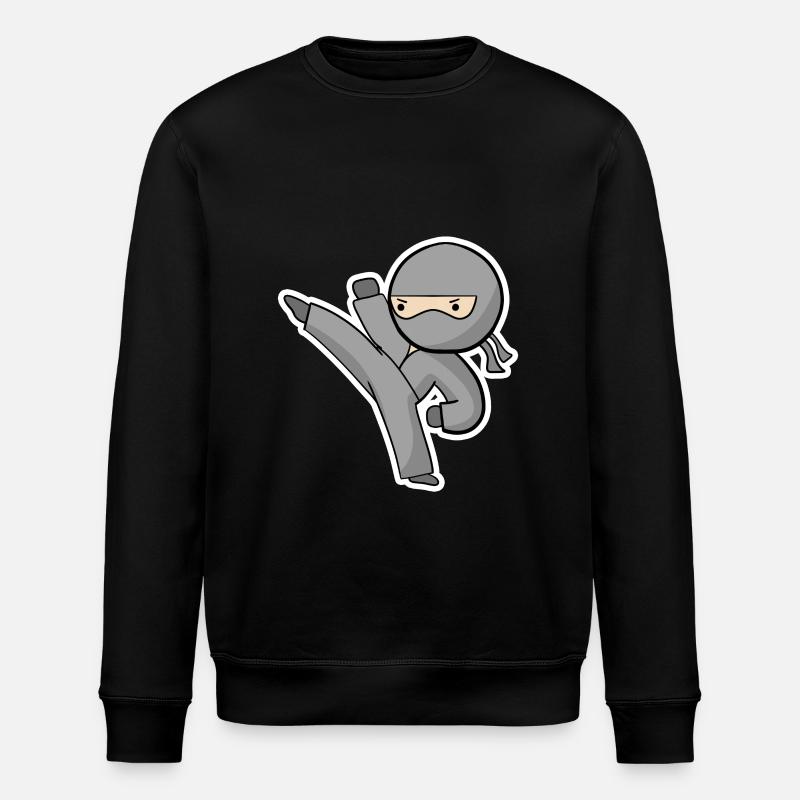 Ninja Kick - Sweat bio ROLLER Stanley/Stella Unisexe - noir